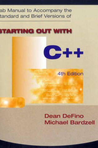 Cover of Lab Manual for Starting Out with C++
