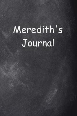 Book cover for Meredith Personalized Name Journal Custom Name Gift Idea Meredith