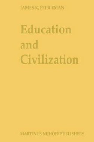 Cover of Education and Civilization