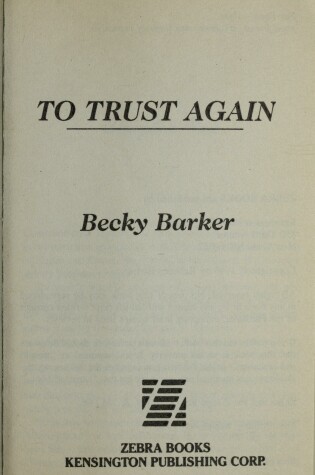 Cover of To Trust Again