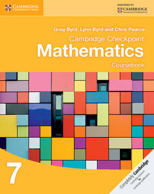 Book cover for Cambridge Checkpoint Mathematics Coursebook 7