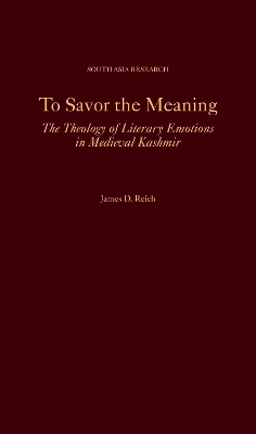 Book cover for To Savor the Meaning