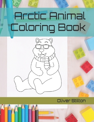 Book cover for Arctic Animal Coloring Book