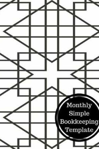 Cover of Monthly Simple Bookkeeping Template