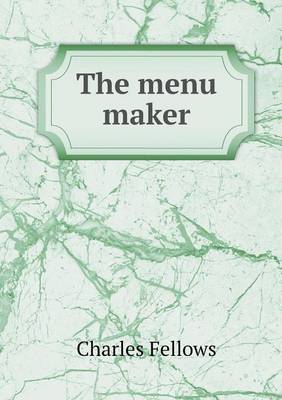 Book cover for The Menu Maker