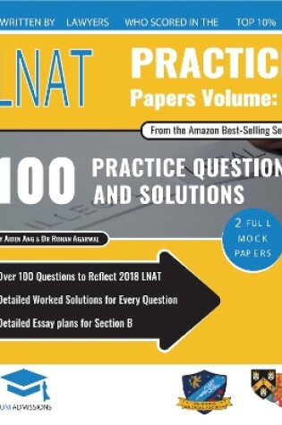 Cover of LNAT Practice Papers Volume 1