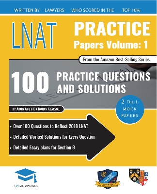 Cover of LNAT Practice Papers Volume 1