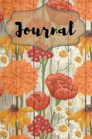 Cover of Orange Floral Journal