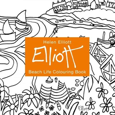 Cover of Helen Elliott Beach Life Colouring Book