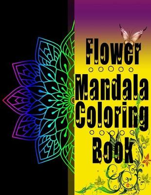 Book cover for Flower Mandala Coloring Book