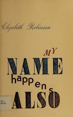 Book cover for My Name Happens Also