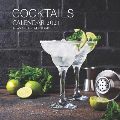 Book cover for Cocktails Calendar 2021