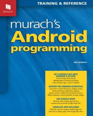 Book cover for Murach's Android Programming