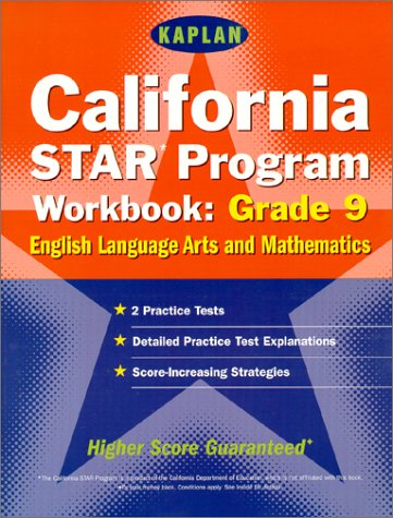 Book cover for Kaplan California Star Program Workbook: Grade 9