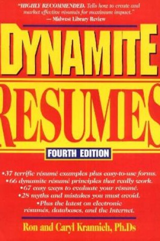 Cover of Dynamite Resumes