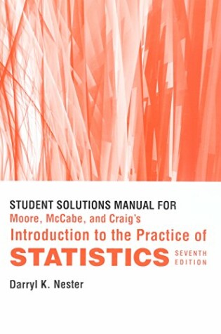 Cover of Study Guide/Solutions Manual for Introduction to the Practice of Statistics