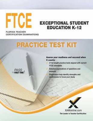 Book cover for FTCE Exceptional Student Education K-12 Practice Test Kit