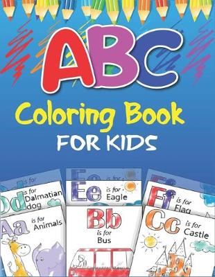 Book cover for ABC Coloring Book for Kids