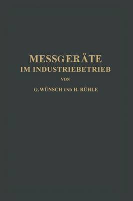 Book cover for Messgerate Im Industriebetrieb