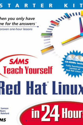 Cover of Sams Teach Yourself Red Hat Linux in 24 Hours