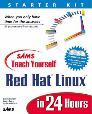 Cover of Sams Teach Yourself Red Hat Linux in 24 Hours