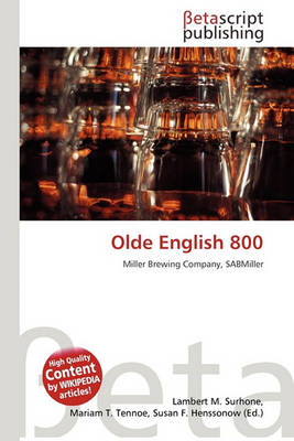 Cover of Olde English 800