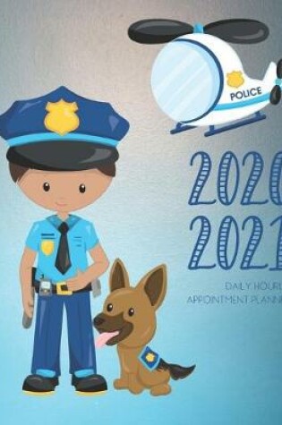 Cover of Daily Planner 2020-2021 Police Sheriff 15 Months Gratitude Hourly Appointment Calendar