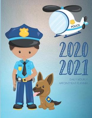 Book cover for Daily Planner 2020-2021 Police Sheriff 15 Months Gratitude Hourly Appointment Calendar