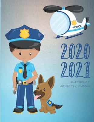 Cover of Daily Planner 2020-2021 Police Sheriff 15 Months Gratitude Hourly Appointment Calendar