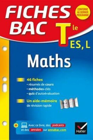 Cover of Fiches Bac Maths Tle Es, L