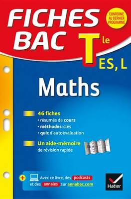 Book cover for Fiches Bac Maths Tle Es, L