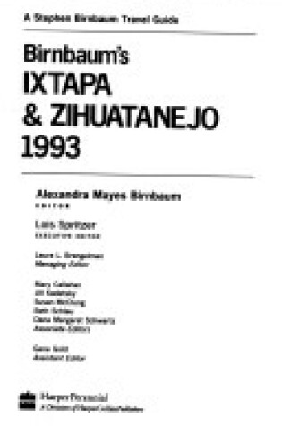 Cover of Birnbaum Ixtapa 93 Birnbaum