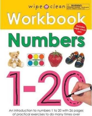 Book cover for Wipe Clean Workbook Numbers 1-20