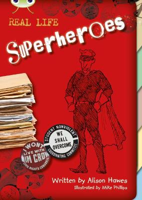 Book cover for Bug Club NF Red (KS2) B/5B Superheroes