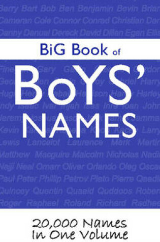 Cover of Big Book of Boy's Names