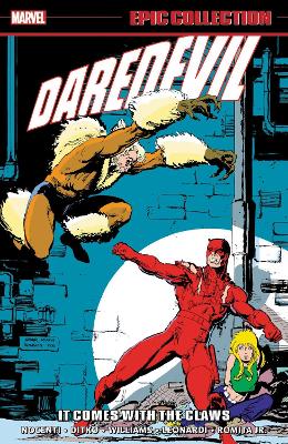 Book cover for Daredevil Epic Collection: It Comes With The Claws
