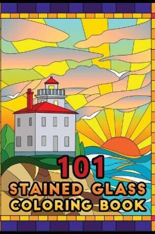 Cover of 101 Stained Glass Coloring Book