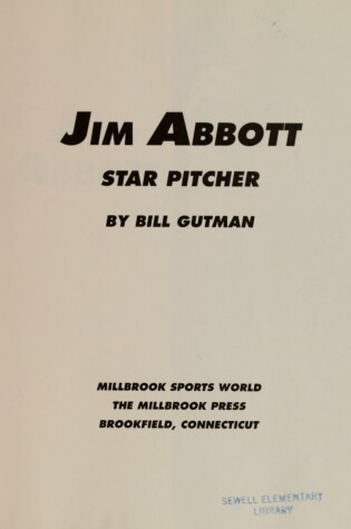 Cover of Jim Abbott, Star Pitcher