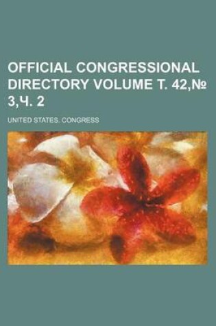 Cover of Official Congressional Directory Volume . 42, 3, . 2