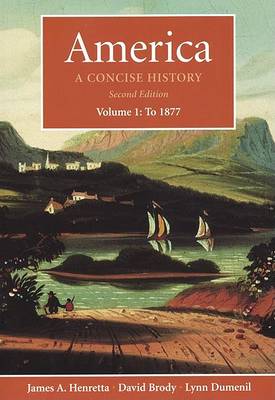 Book cover for America:A Concise History Vol 1