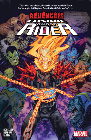 Book cover for Revenge of the Cosmic Ghost Rider