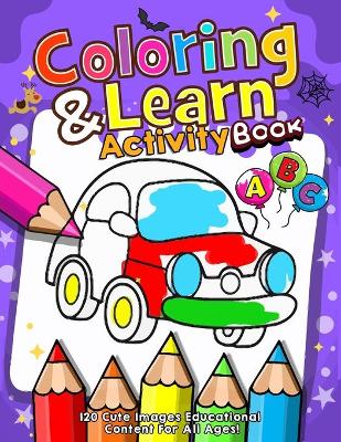 Book cover for Coloring & Learn Activity Book