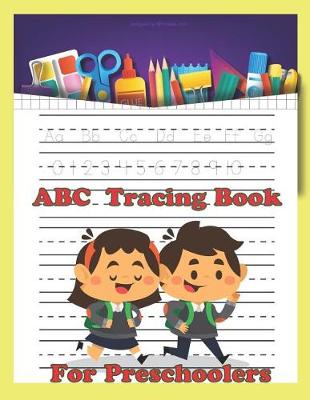 Book cover for ABC Tracing Book for Preschoolers