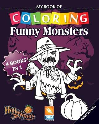 Book cover for Funny Monsters - 4 books in 1 - Night edition