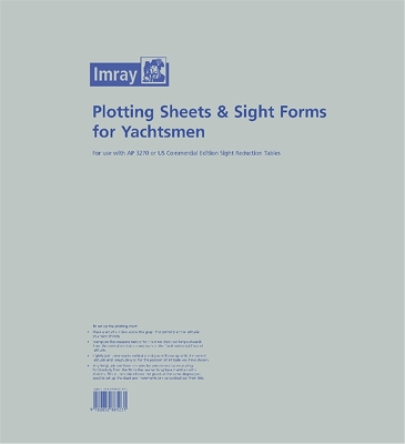 Book cover for Plotting Sheets and Sight Forms