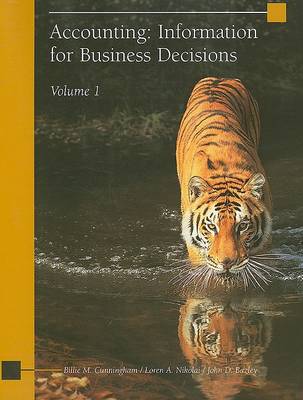 Book cover for Accounting: Information for Business Decisions, Volume 1