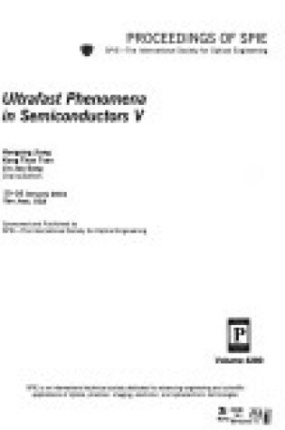 Cover of Ultrafast Phenomena in Semiconductors V