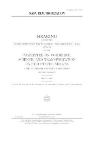 Cover of NASA reauthorization