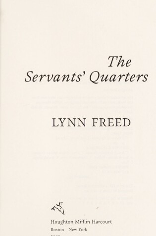 Cover of The Servants' Quarters