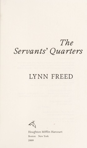 Book cover for The Servants' Quarters